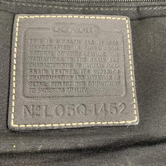 Y2K COACH 1452 Soho Black Leather Convertible Buckle Crossbody Shoulder Bag - Picture 16 of 16